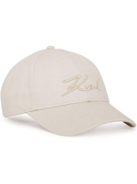 K/Signature baseball cap by KARL LAGERFELD