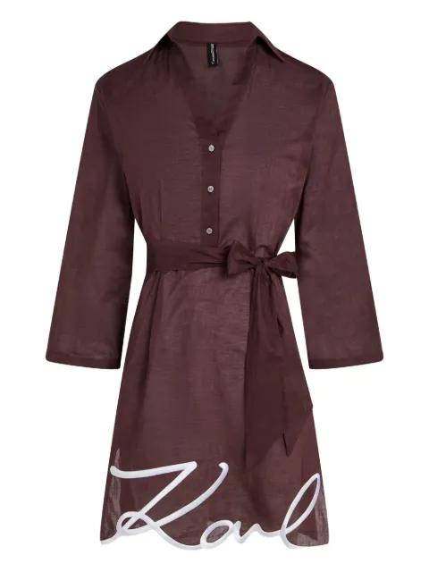 K/Signature beach dress by KARL LAGERFELD