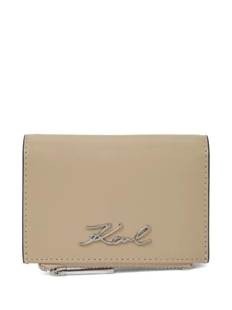 K/Signature bifold wallet by KARL LAGERFELD
