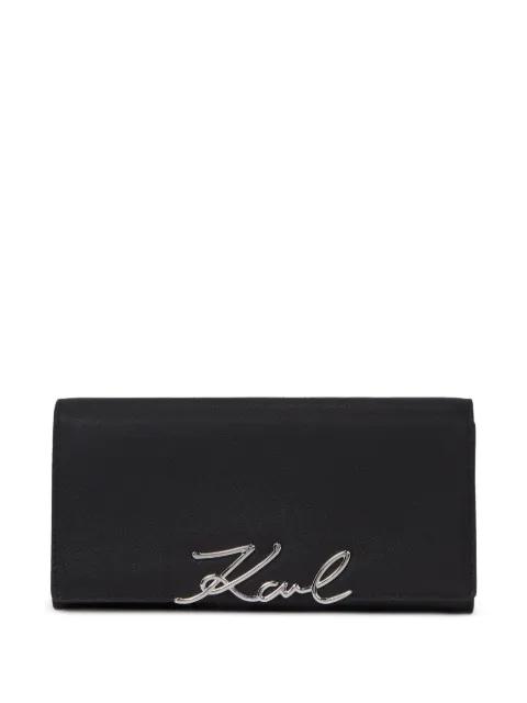 K/Signature continental wallet by KARL LAGERFELD