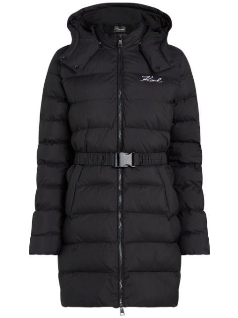 K/Signature puffer jacket by KARL LAGERFELD