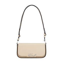 K/Signature two-way crossbody bag by KARL LAGERFELD