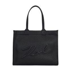 K/Skuare grainy large tote bag by KARL LAGERFELD