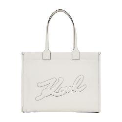 K/Skuare grainy large tote bag by KARL LAGERFELD