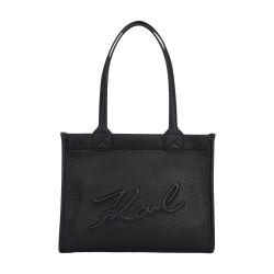 K/Skuare grainy medium tote bag by KARL LAGERFELD