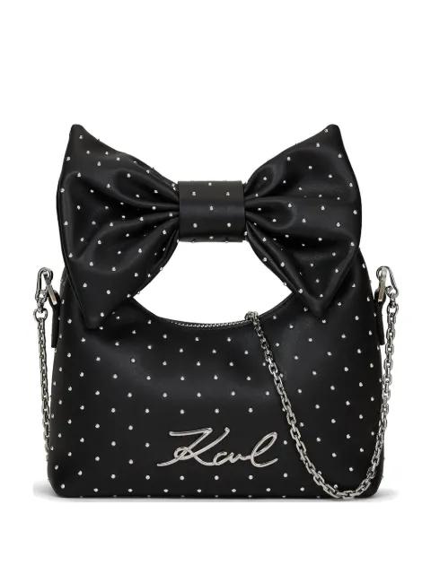 K/Soiree bow crossbody bag by KARL LAGERFELD
