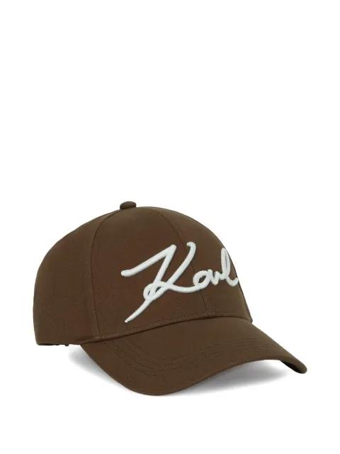 K/signature baseball cap by KARL LAGERFELD