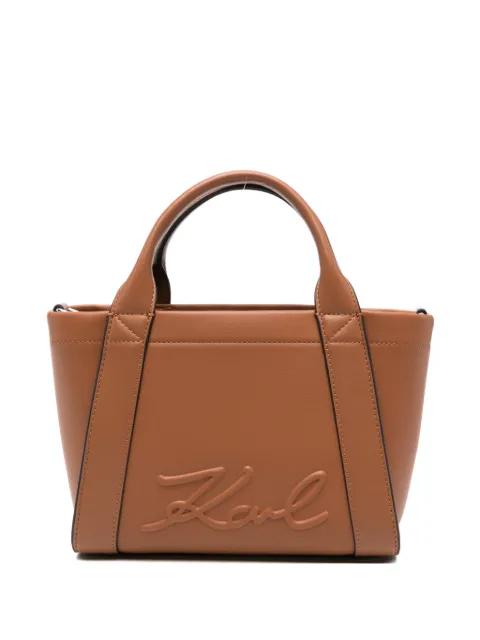 K7Ville embossed-logo tote bag by KARL LAGERFELD