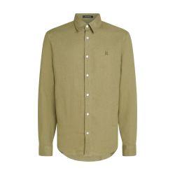 KL Monogram linen shirt by KARL LAGERFELD