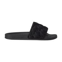 KL Monogram padded sandals by KARL LAGERFELD