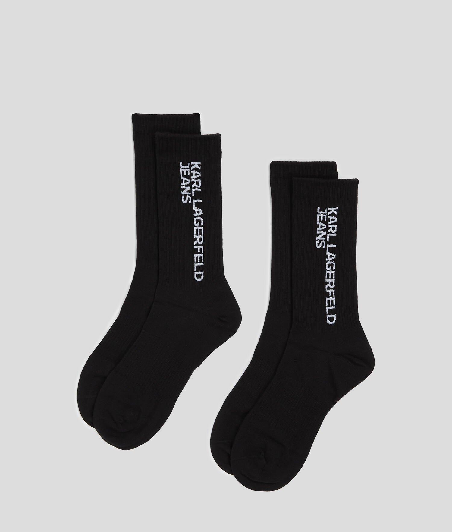 KLJ LOGO SOCKS – 2 PACK by KARL LAGERFELD