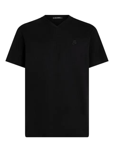 Kameo V-neck T-shirt by KARL LAGERFELD