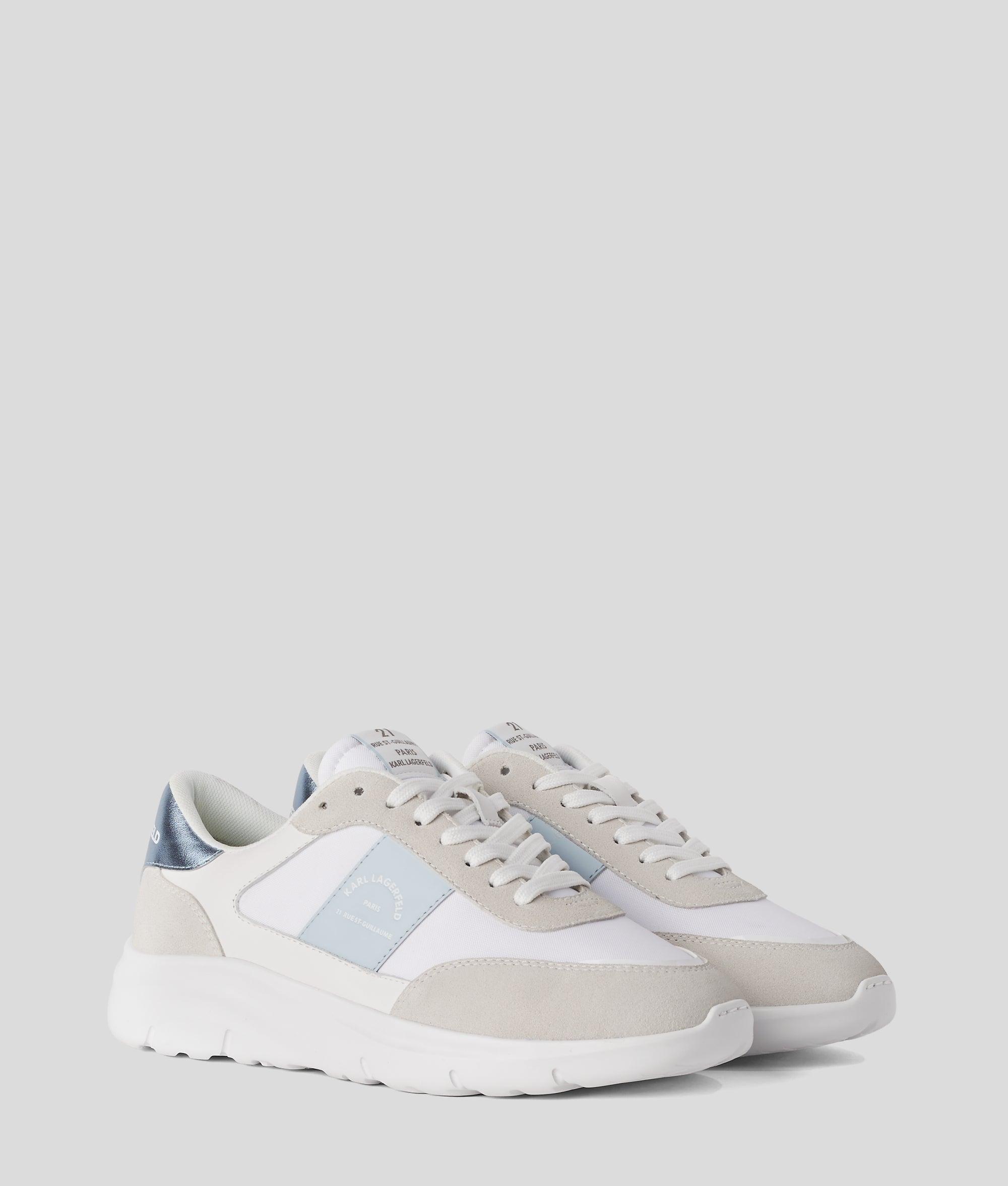 Kandidate lace mix sneakers by KARL LAGERFELD