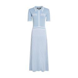 Karl Essential pleated knit dress by KARL LAGERFELD