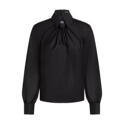 Karl Essential tie-detail shirt by KARL LAGERFELD