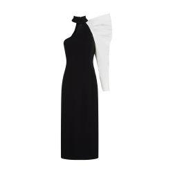 Karl Studio asymmetric midi dress by KARL LAGERFELD
