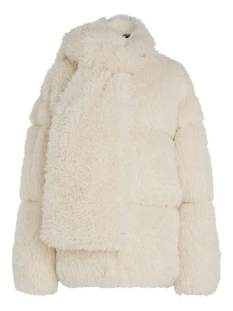 Karl Studio faux-fur coat by KARL LAGERFELD