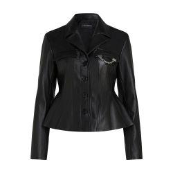 Karl Studio leather jacket by KARL LAGERFELD