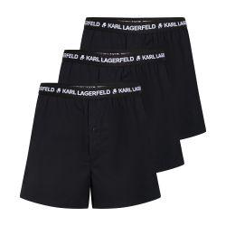 Karl logo woven boxer shorts 3-pack by KARL LAGERFELD