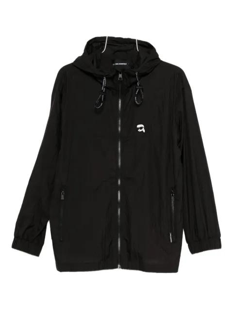 Karl-motif hoodied jacket by KARL LAGERFELD