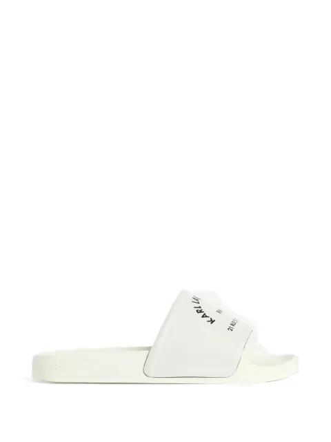 Kondo 2.0 logo-print slides by KARL LAGERFELD