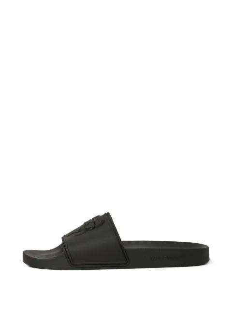 Kondo II Ikon Relief slides by KARL LAGERFELD