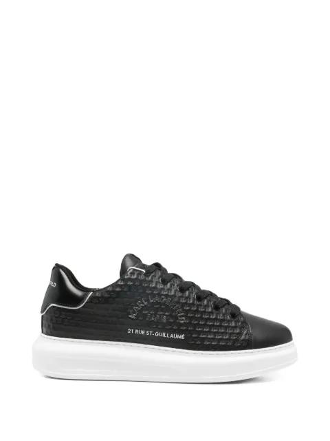 Kpri microgram-pattern sneakers by KARL LAGERFELD