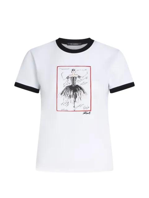 Le Ballet T-shirt by KARL LAGERFELD