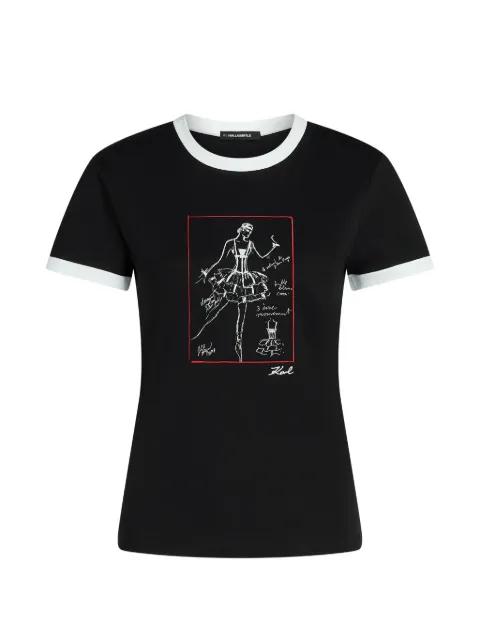 Le Ballet T-shirt by KARL LAGERFELD