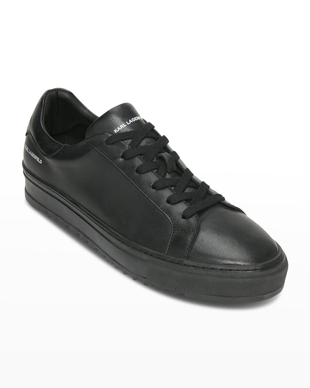 Men's Classic Leather Low-Top Sneakers by KARL LAGERFELD