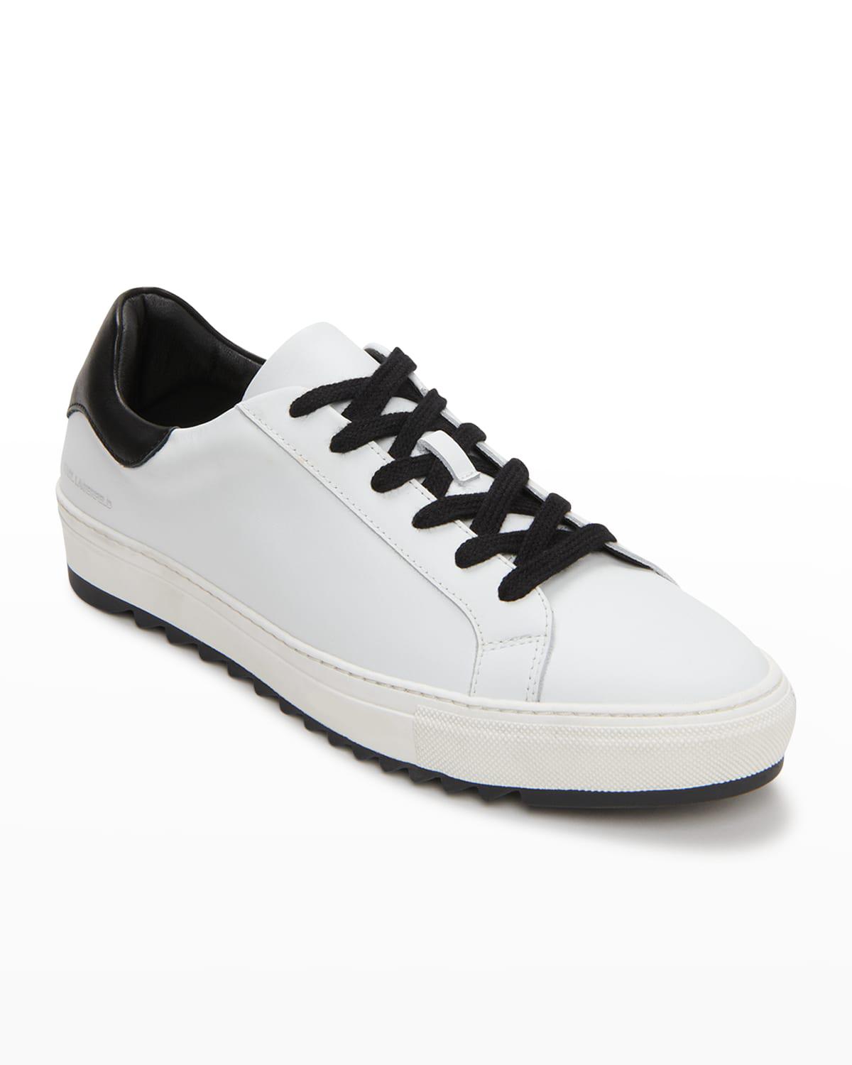 Men's Classic Leather Low-Top Sneakers by KARL LAGERFELD