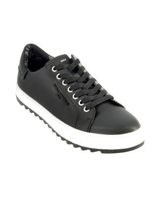 Men's Logo Plain Toe Bit Sneakers by KARL LAGERFELD
