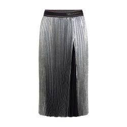 Metallic pleated skirt by KARL LAGERFELD
