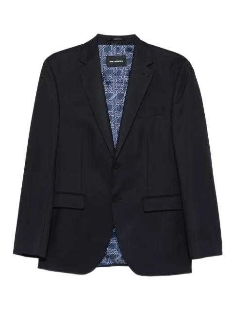 Nova notched-lapel blazer by KARL LAGERFELD