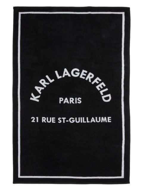 Rue St-Guillaume beach towel by KARL LAGERFELD