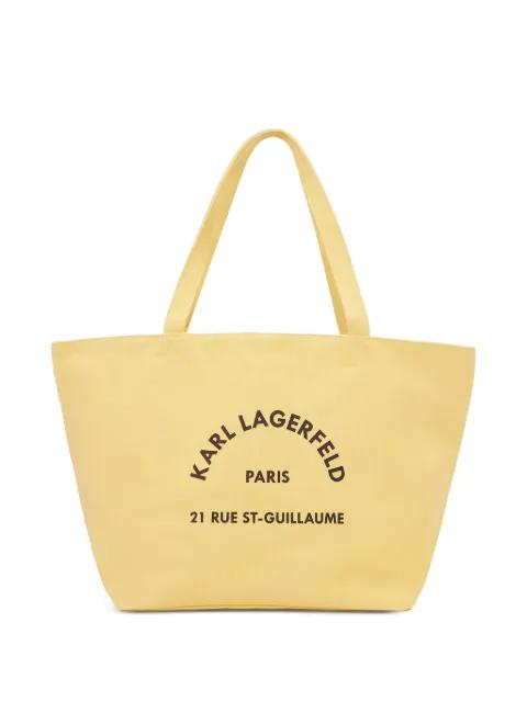 Rue St-Guillaume canvas tote bag by KARL LAGERFELD