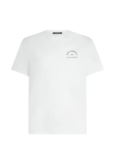 Rue St-Guillaume crew-neck T-shirt by KARL LAGERFELD