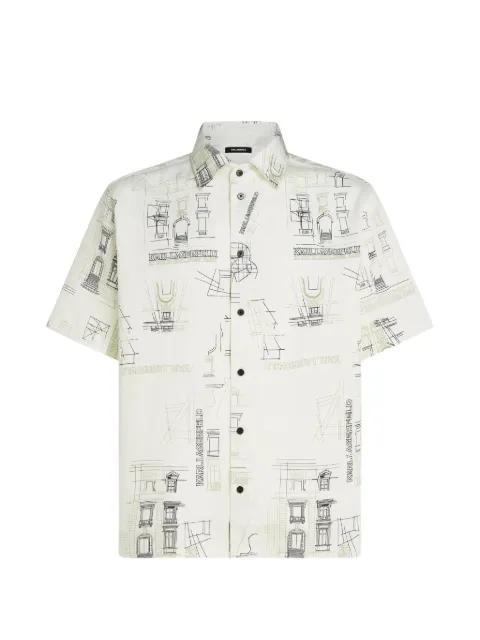 Rue St-Guillaume printed shirt by KARL LAGERFELD