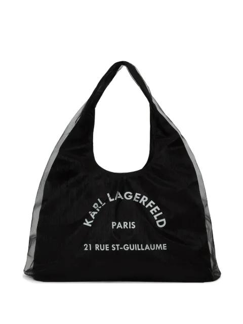 Rue St-Guillaume sling-mesh tote bag by KARL LAGERFELD