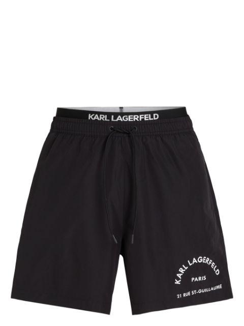 Rue St-Guillaume swim shorts by KARL LAGERFELD