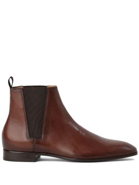 Samuel leather Chelsea boots by KARL LAGERFELD