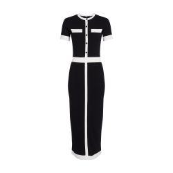 Short-sleeved knit dress by KARL LAGERFELD