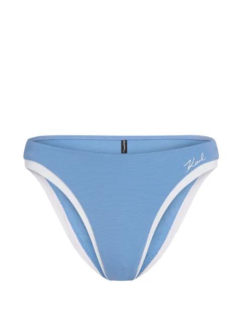 Signature cheeky bikini bottoms by KARL LAGERFELD