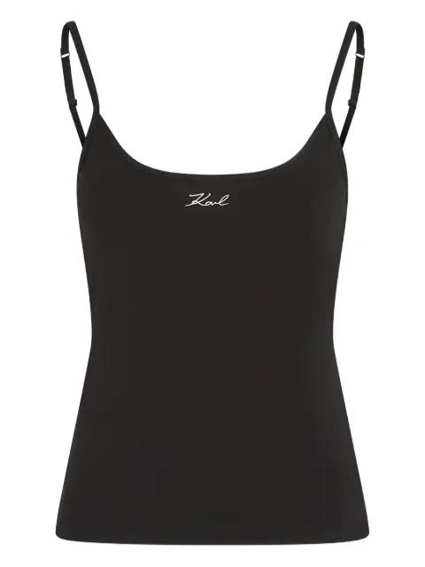 Signature logo camisole (pack of two) by KARL LAGERFELD