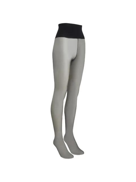 Signature logo-print tights by KARL LAGERFELD