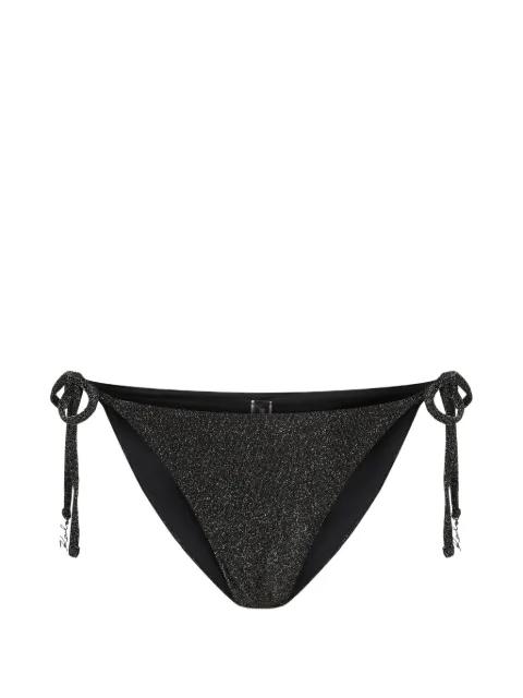 Signature lurex cheeky bikini bottoms by KARL LAGERFELD