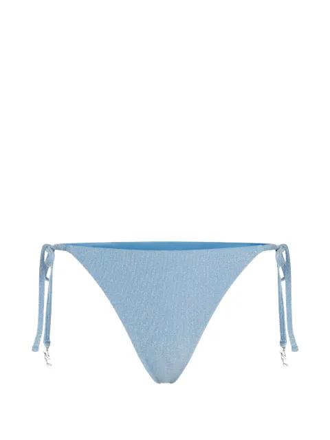 Signature lurex cheeky bikini bottoms by KARL LAGERFELD