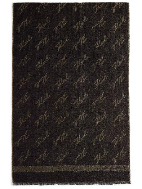 Signature scarf by KARL LAGERFELD