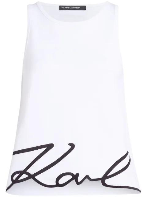 Signature tank top by KARL LAGERFELD