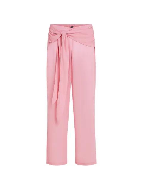Signature waist-tie trousers by KARL LAGERFELD